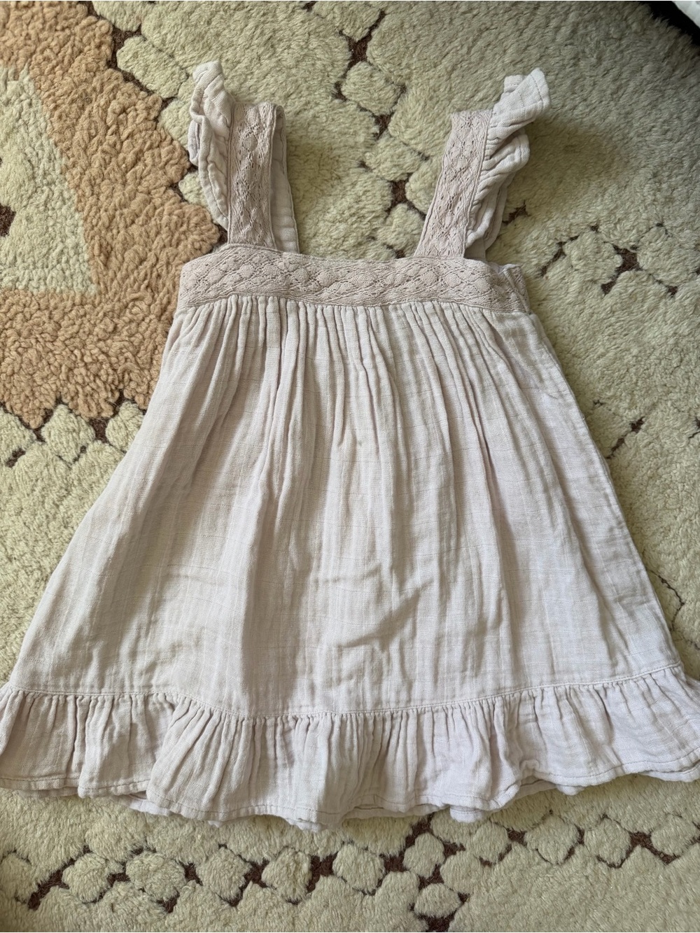 Jamie Kay Lilac Gauze Ruffle Sundress